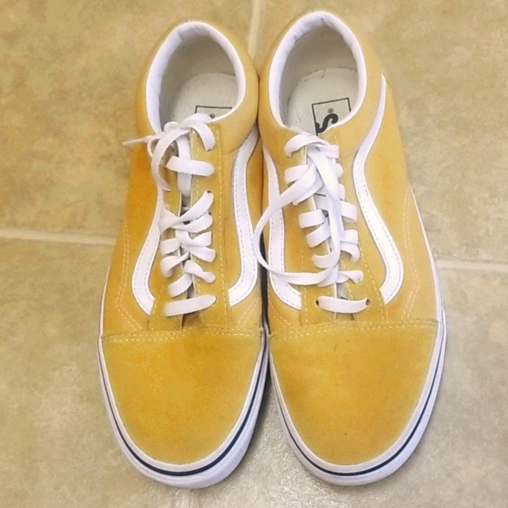 Mustard yellow Old skool Vans